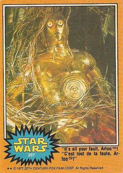 1977 O-Pee-Chee Star Wars #207 