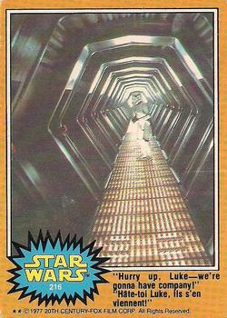 1977 O-Pee-Chee Star Wars #216 