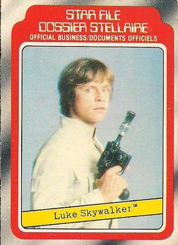 1980 O-Pee-Chee The Empire Strikes Back #2 Luke Skywalker Front