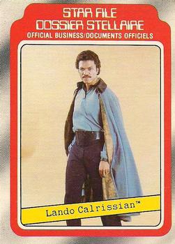 1980 O-Pee-Chee The Empire Strikes Back #8 Lando Calrissian Front