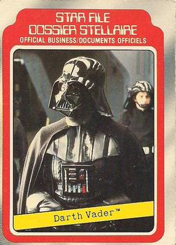 1980 O-Pee-Chee The Empire Strikes Back #10 Darth Vader Front