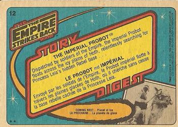 1980 O-Pee-Chee The Empire Strikes Back #12 The Imperial Probot Back