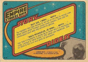 1980 O-Pee-Chee The Empire Strikes Back #22 