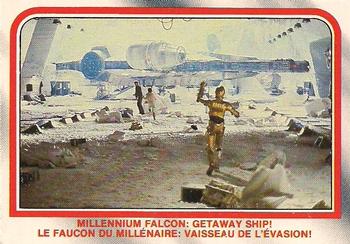1980 O-Pee-Chee The Empire Strikes Back #52 Millennium Falcon: Getaway Ship! Front