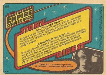1980 O-Pee-Chee The Empire Strikes Back #55 Fix-It Man Han Solo! Back