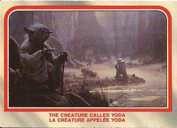 1980 O-Pee-Chee The Empire Strikes Back #58 The Creature Called Yoda Front