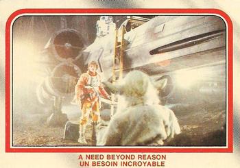 1980 O-Pee-Chee The Empire Strikes Back #72 A Need Beyond Reason Front