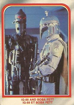 1980 O-Pee-Chee The Empire Strikes Back #75 IG-88 and Boba Fett Front