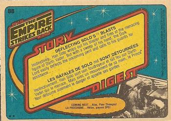 1980 O-Pee-Chee The Empire Strikes Back #88 Deflecting Solo's Blasts Back