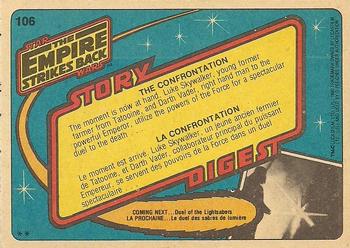 1980 O-Pee-Chee The Empire Strikes Back #106 The Confrontation Back