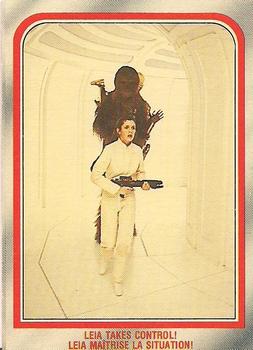 1980 O-Pee-Chee The Empire Strikes Back #110 Leia Takes Control! Front