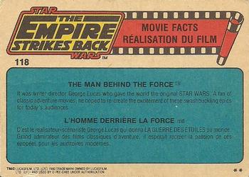 1980 O-Pee-Chee The Empire Strikes Back #118 Probot Back