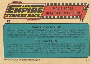 1980 O-Pee-Chee The Empire Strikes Back #121 The Pursued Back