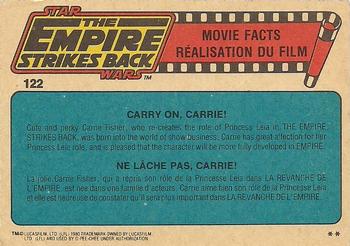 1980 O-Pee-Chee The Empire Strikes Back #122 Darth Vader Back