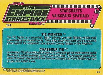 1980 O-Pee-Chee The Empire Strikes Back #141 TIE Fighter Back