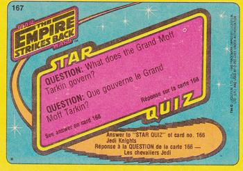 1980 O-Pee-Chee The Empire Strikes Back #167 The Man Called Han Solo Back