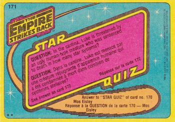 1980 O-Pee-Chee The Empire Strikes Back #171 Han's Desperate Plan Back