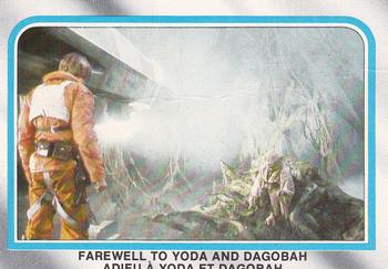 1980 O-Pee-Chee The Empire Strikes Back #184 Farewell to Yoda and Dagobah Front