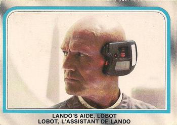 1980 O-Pee-Chee The Empire Strikes Back #194 Lando's Aide, Lobot Front
