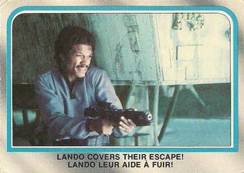 1980 O-Pee-Chee The Empire Strikes Back #221 Lando Covers Their Escape! Front