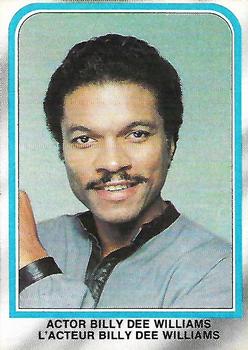 1980 O-Pee-Chee The Empire Strikes Back #231 Actor Billy Dee Williams Front