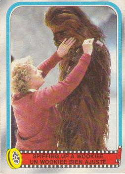 1980 O-Pee-Chee The Empire Strikes Back #252 Spiffing Up a Wookiee Front