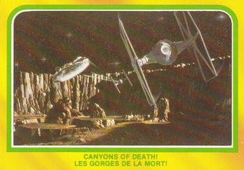1980 O-Pee-Chee The Empire Strikes Back #292 Canyons of Death! Front