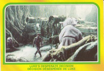 1980 O-Pee-Chee The Empire Strikes Back #304 Luke's Desperate Decision Front