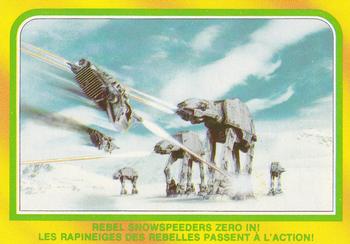 1980 O-Pee-Chee The Empire Strikes Back #327 Rebel Snowspeeders Zero In! Front