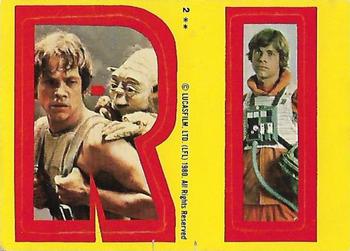 1980 O-Pee-Chee The Empire Strikes Back - Stickers #2 R I Front
