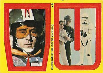 1980 O-Pee-Chee The Empire Strikes Back - Stickers #6 W U Front