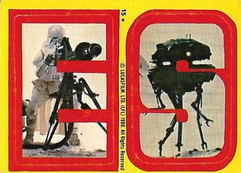 1980 O-Pee-Chee The Empire Strikes Back - Stickers #15 E S Front