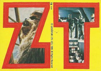 1980 O-Pee-Chee The Empire Strikes Back - Stickers #19 Z T Front