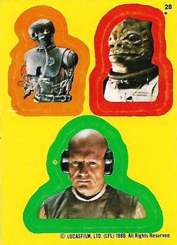 1980 O-Pee-Chee The Empire Strikes Back - Stickers #28 2-1B / Bossk / Lobot Front