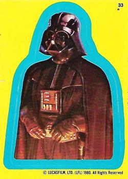 1980 O-Pee-Chee The Empire Strikes Back - Stickers #33 Darth Vader Front