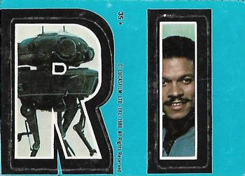 1980 O-Pee-Chee The Empire Strikes Back - Stickers #35 R I Front