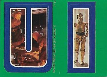 1980 O-Pee-Chee The Empire Strikes Back - Stickers #71 U I Front