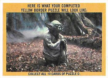 1980 O-Pee-Chee The Empire Strikes Back - Stickers #78 Y U Back