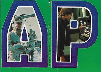 1980 O-Pee-Chee The Empire Strikes Back - Stickers #88 A P Front