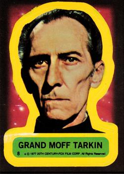 1977 O-Pee-Chee Star Wars - Stickers #8 Grand Moff Tarkin Front