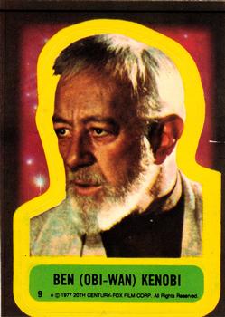 1977 O-Pee-Chee Star Wars - Stickers #9 Ben (Obi-Wan) Kenobi Front