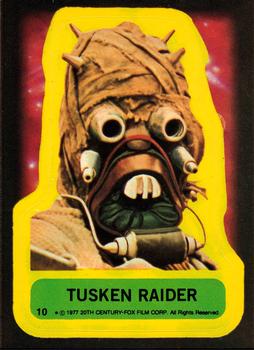 1977 O-Pee-Chee Star Wars - Stickers #10 Tusken Raider Front