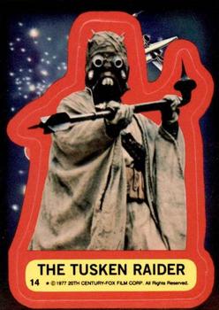 1977 O-Pee-Chee Star Wars - Stickers #14 The Tusken Raider Front