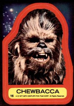 1977 O-Pee-Chee Star Wars - Stickers #16 Chewbacca Front