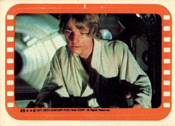 1977 O-Pee-Chee Star Wars - Stickers #49 Luke, the Star Warrior! Front