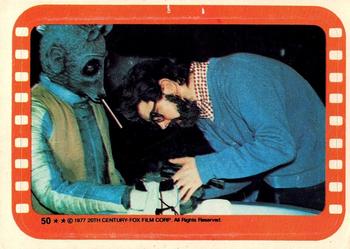 1977 O-Pee-Chee Star Wars - Stickers #50 Director George Lucas and 