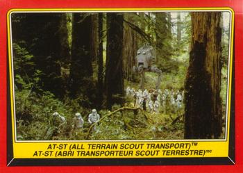 1983 O-Pee-Chee Star Wars: Return of the Jedi #106 AT-ST (All Terrain Scout Transport) Front
