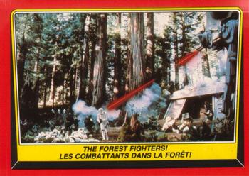 1983 O-Pee-Chee Star Wars: Return of the Jedi #107 The Forest Fighters Front
