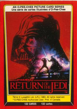 1983 O-Pee-Chee Star Wars: Return of the Jedi #1 Title Card Front