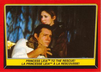 1983 O-Pee-Chee Star Wars: Return of the Jedi #30 Princess Leia to the Rescue! Front
